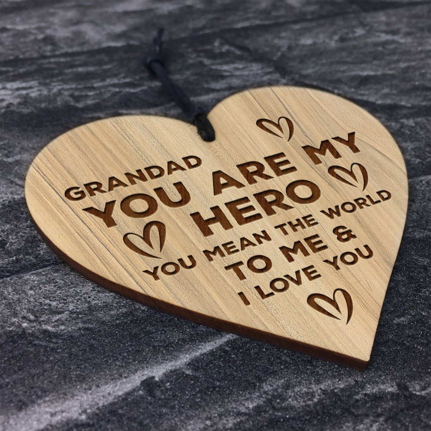 Grandad Gifts For Fathers Day Birthday Engraved Heart Gift