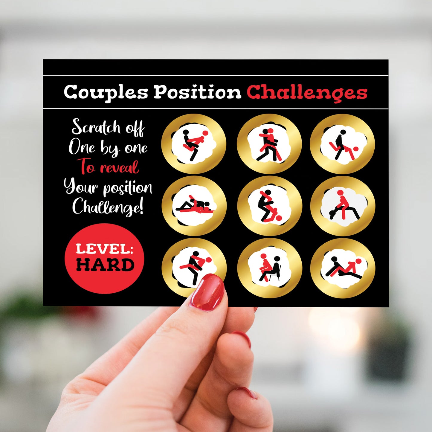 Funny Valentines Scratch Card Rude Gift For Couples Anniversary
