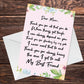 Birthday Mothers Day Card For Mum Poem From Daughter Son