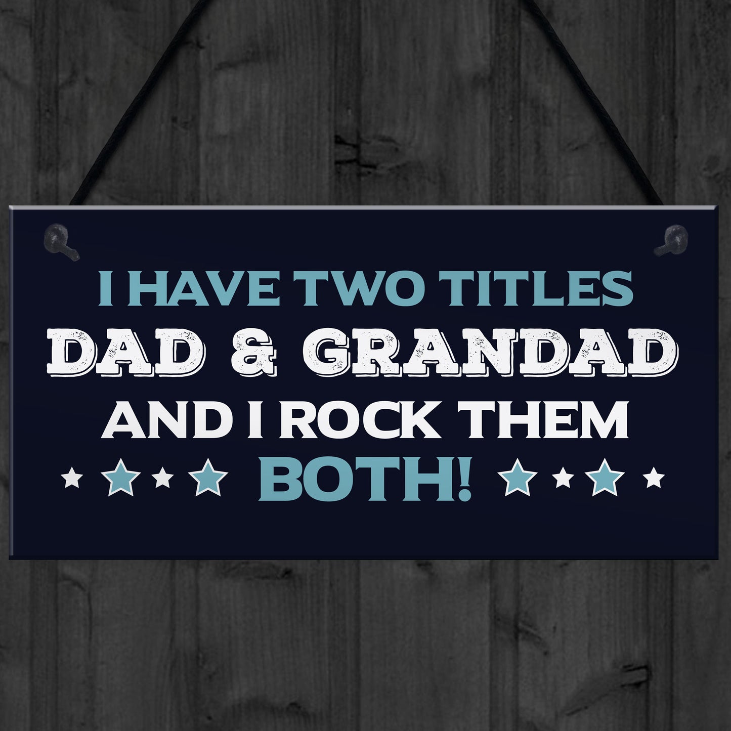 Funny Dad Gift Hanging Sign Grandad Gift Fathers Day Birthday