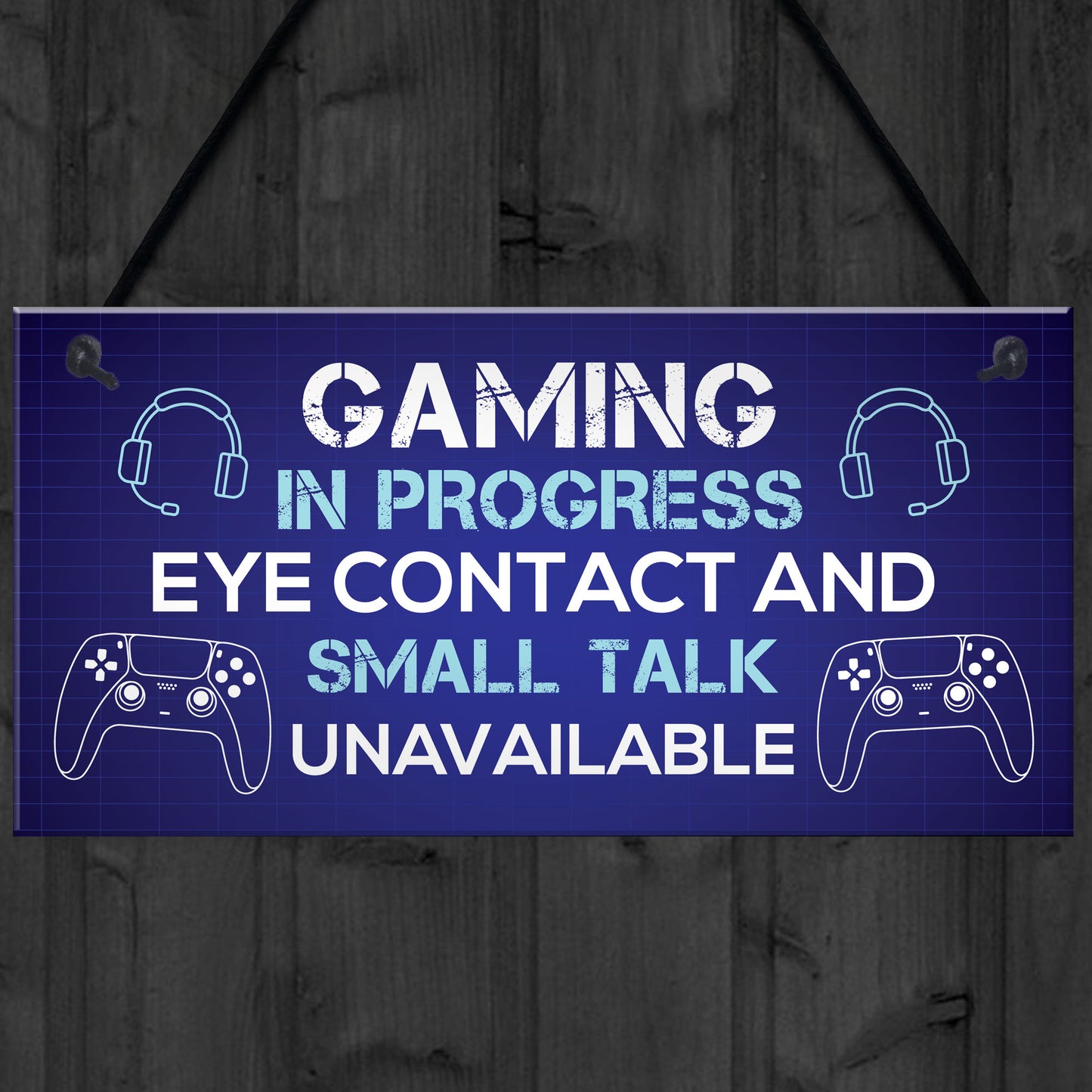 Games Room Sign For Boys Bedroom Gaming Accessories Gifts