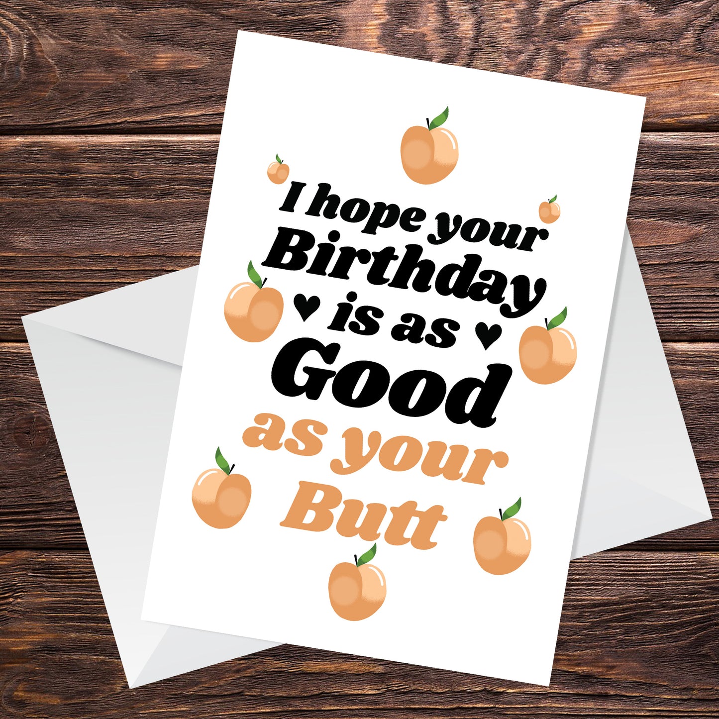 Funny Birthday Card For Girlfriend Butt Card Joke Card For Her