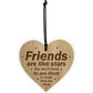 Friendship Heart Engraved Plaque Best Friend Sister Birthday