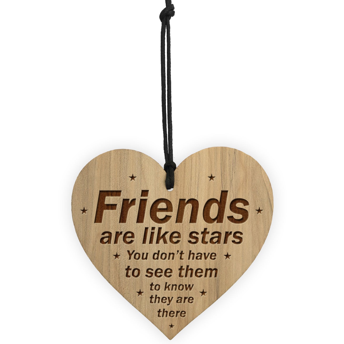 Friendship Heart Engraved Plaque Best Friend Sister Birthday
