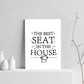Bathroom Sign For Toilet Loo Funny Print Home Decor Wall Art