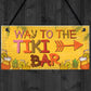 Welome Tiki Bar Party Hanging Pub Plaque Beer Cocktails Sign