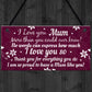 Birthday Christmas Gift For Mum Plaque Special Thank You Gifts