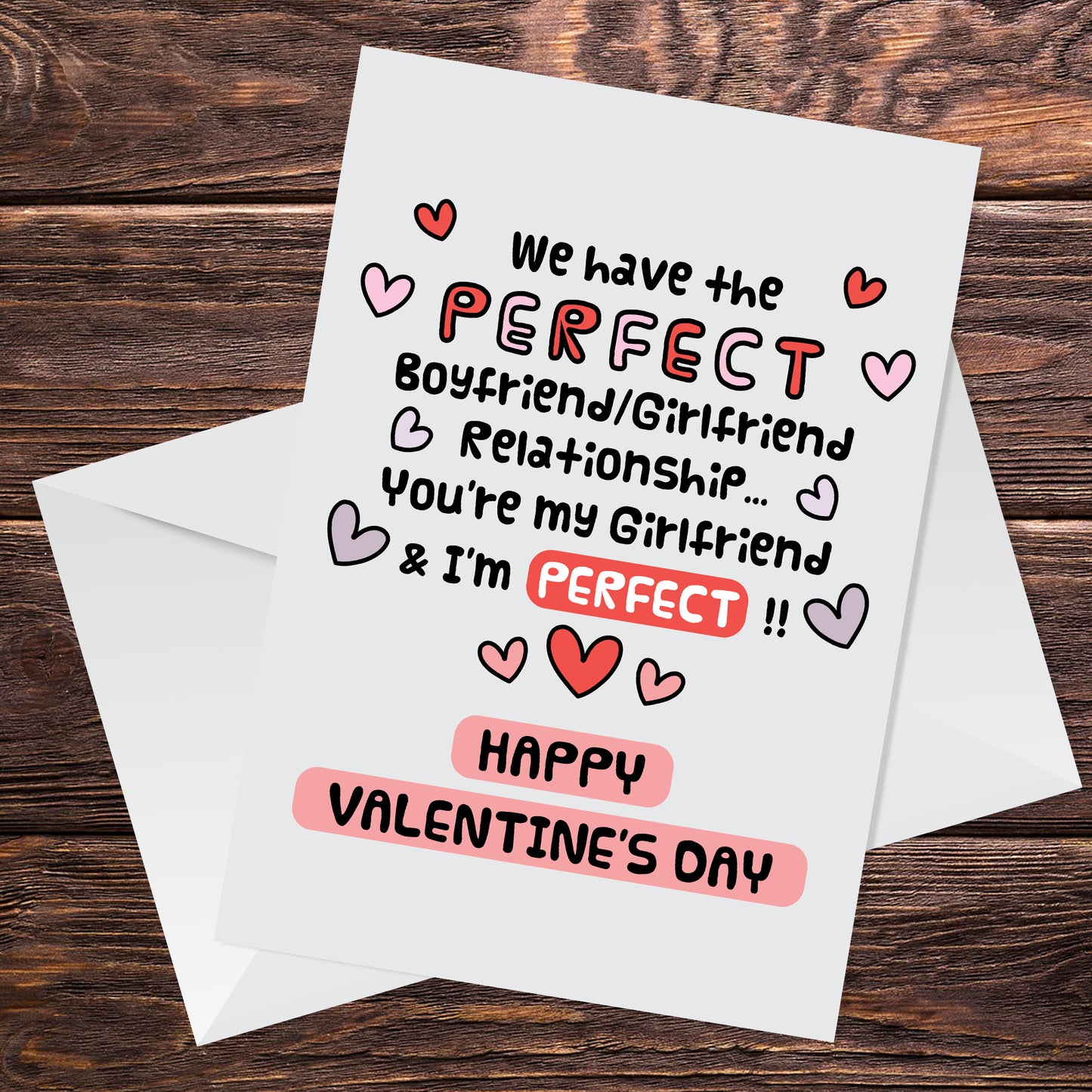 Funny Valentine's Day Card For Girlfriend Joke Valentines Card
