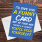 Birthday Card For Mum Dad Grandad Nan Funny Humour Card Novelty