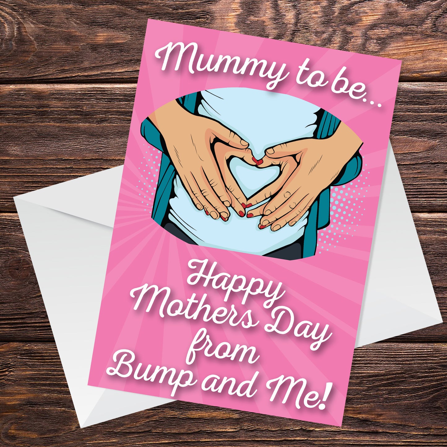 Mummy to Be Mothers Day Card From Baby Bump Cute Card