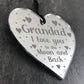 Grandad Gift Engraved Heart Love Plaque Gift From Grandchildren
