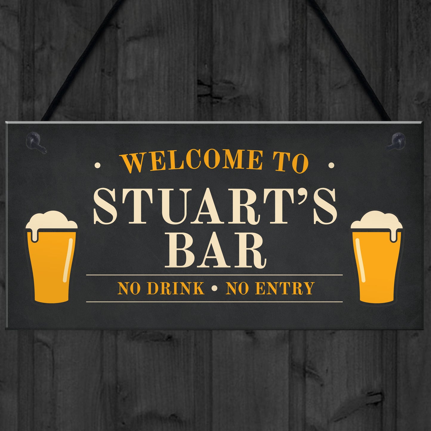 Home Bar Personalised Sign For Garden Bar Man Cave Novelty Bar