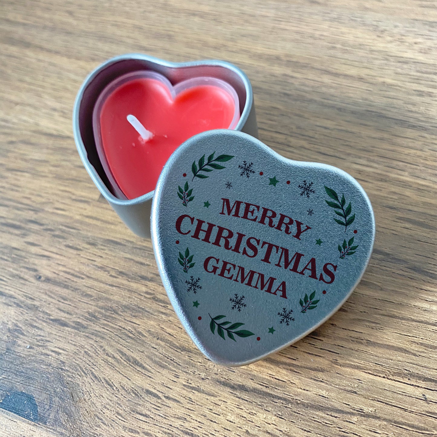 Personalised Merry Christmas Metal Tin Gifts For Daughter Son