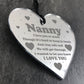 Nanny Birthday Christmas Gift Engraved Heart Lockdown Gift