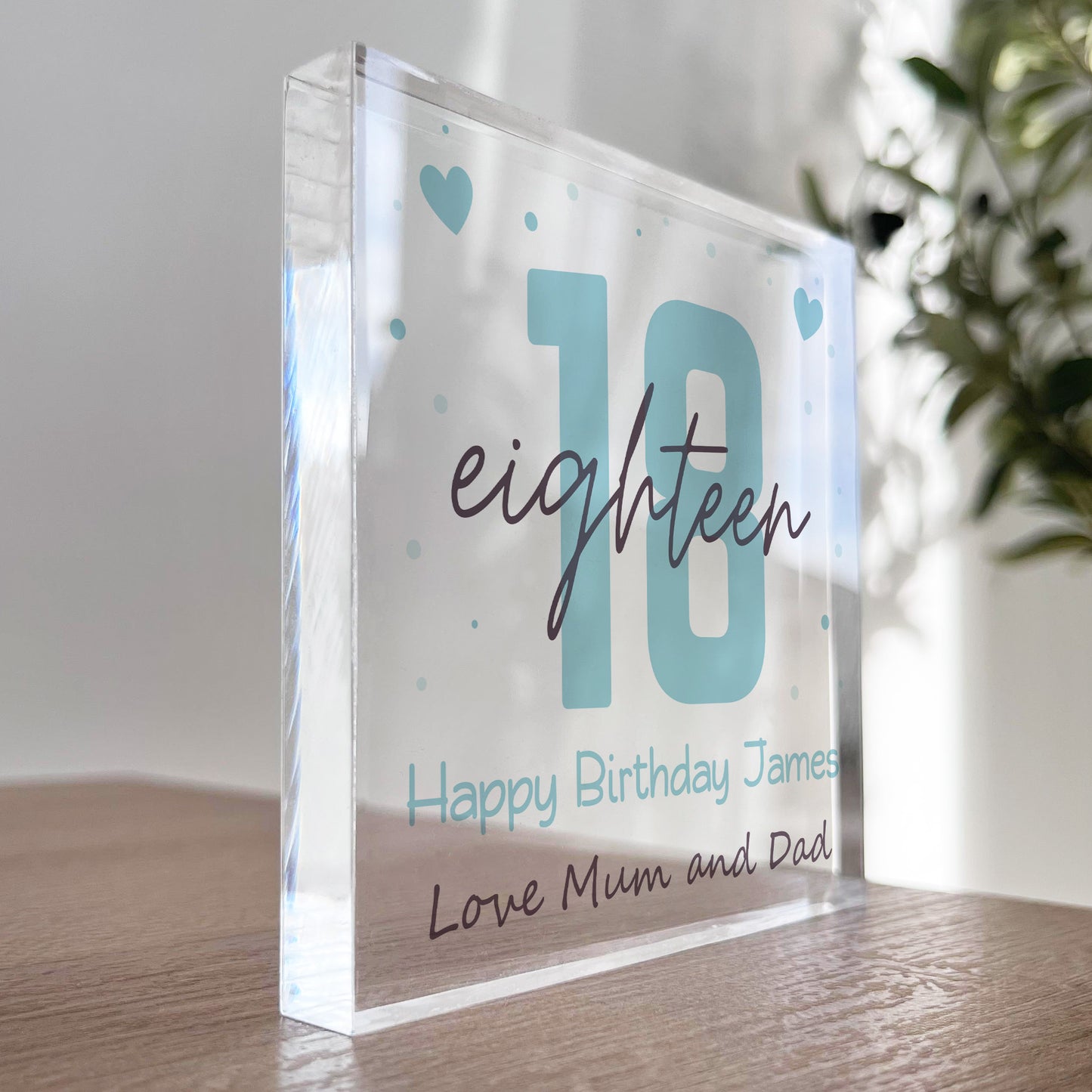 PERSONALISED 16th 18th 21st 30th Birthday Gifts For Son Grandson