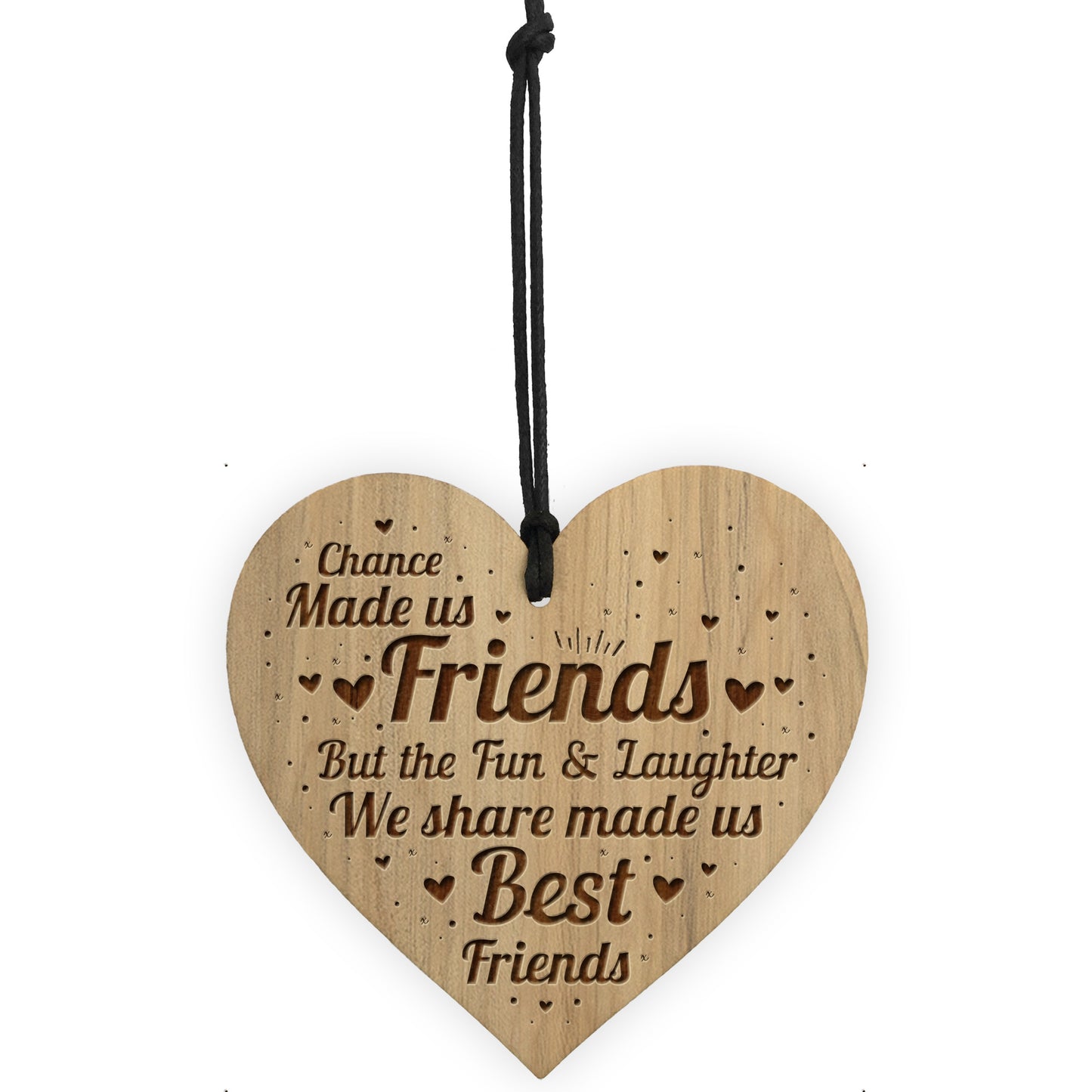 Friendship Plaque FRIENDSHIP SIGN Engraved Heart Best Friend
