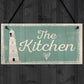 The Kitchen Hanging Plaque Seaside Nautical GIFT Shabby Chic