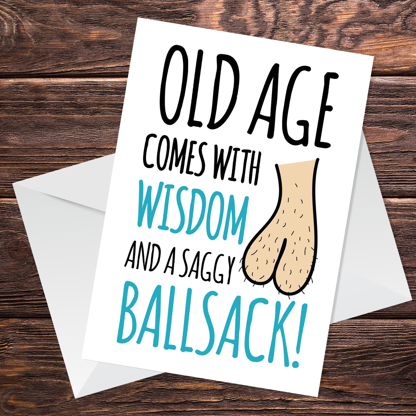 Funny Humour Birthday Card For Him Novelty Rude Birthday Card