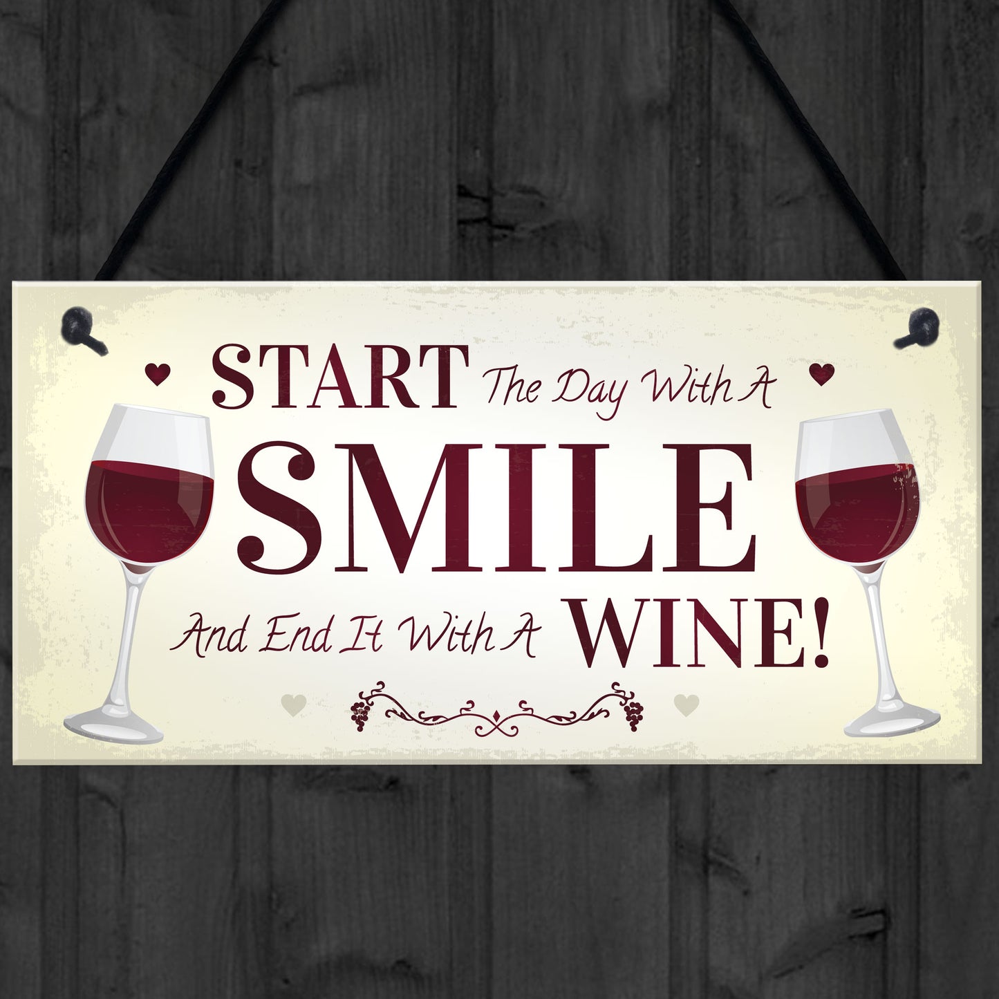 Funny Wine Gift Kitchen Bar Plaque Wine Lover Gift Alcohol Gift