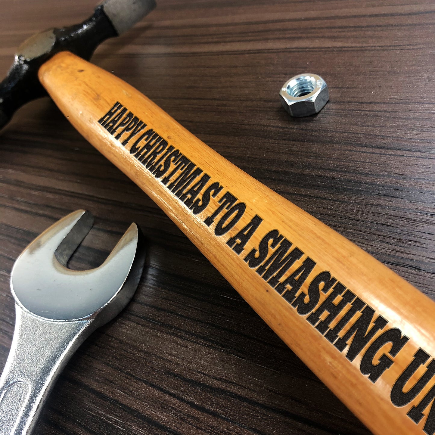 Uncle Christmas Gift Engraved Hammer Funny Uncle Gift