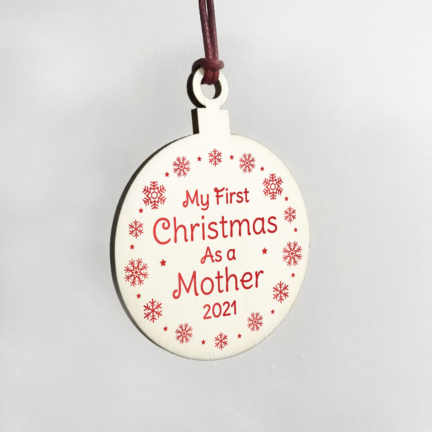 My First Christmas As A Mother Mummy Gift Hanging Tree Decor