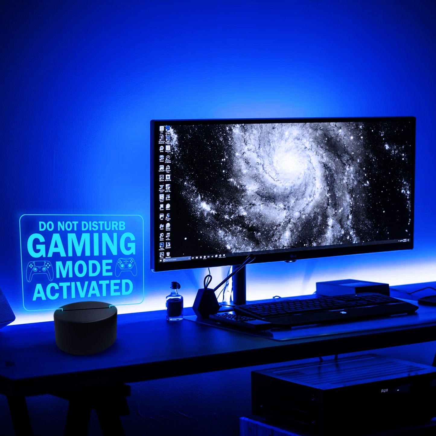 Gaming Do Not Disturb Neon Sign for Wall Bedroom Game Room Decor