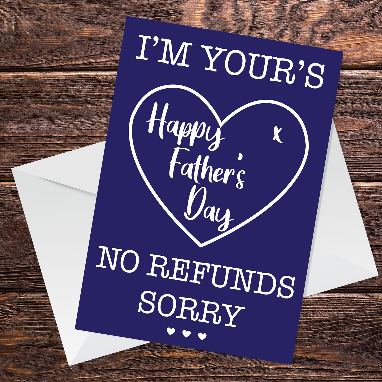 Funny CHEEKY Fathers Day Card For Dad Daddy From Daughter