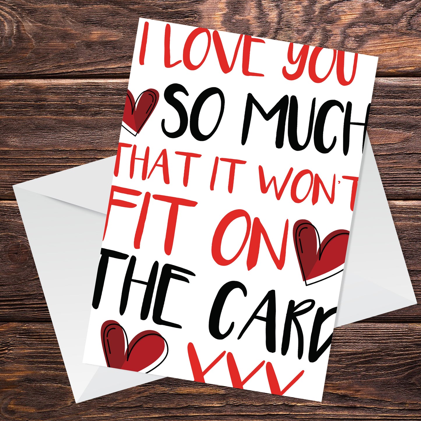 Valentines Day Anniversary Birthday Card Husband Wife Boyfriend