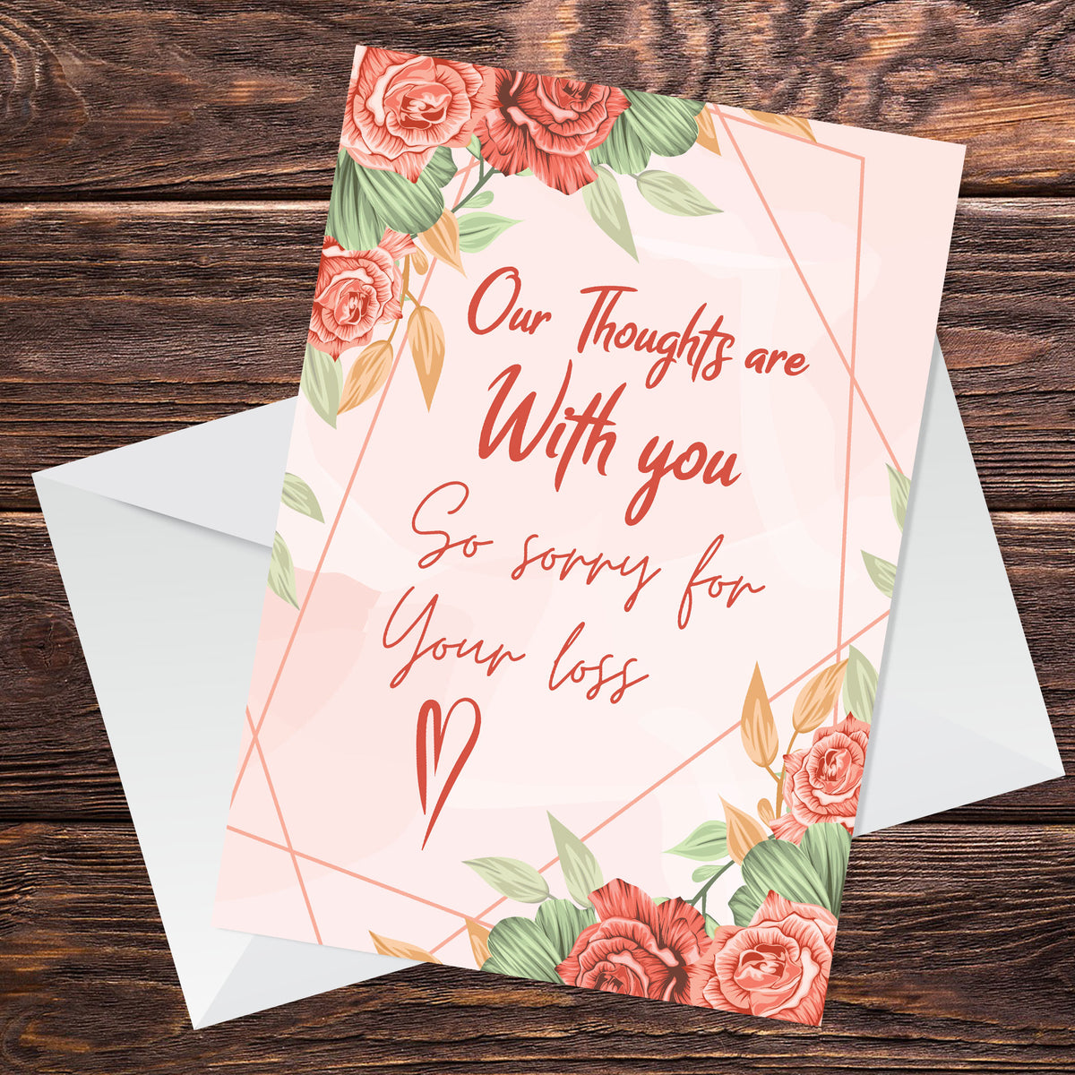 Sorry For You Loss Bereavement In Sympathy Condolences Card