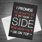 Funny Anniversary Cards For Him Card and Wooden Heart Set