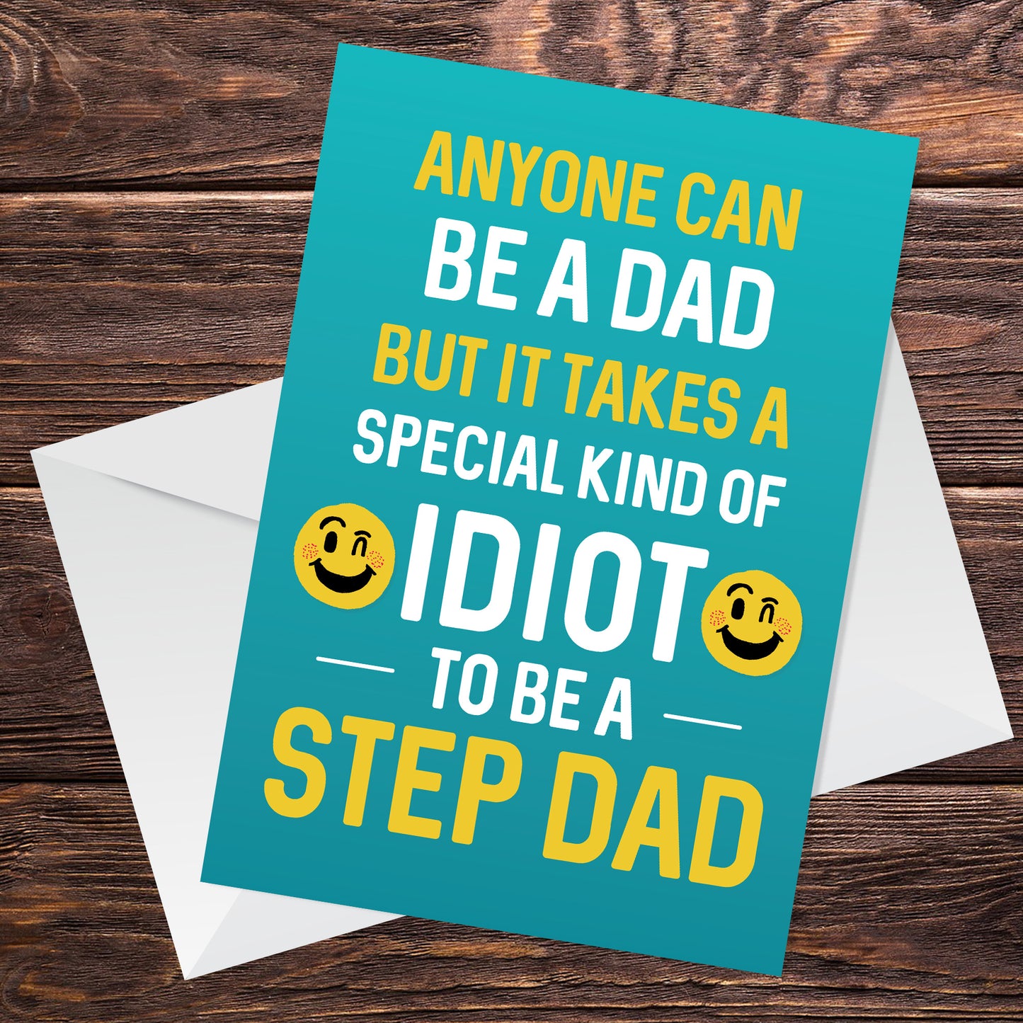 Novelty Step Dad Gift For Fathers Day Birthday Card Daughter Son