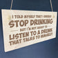 Funny Humour Home Bar Sign For Man Cave Garden Pub Wood Sign