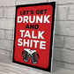 FUNNY Bar Sign A4 Garden Signs Home Bar Sign Alcohol Gift