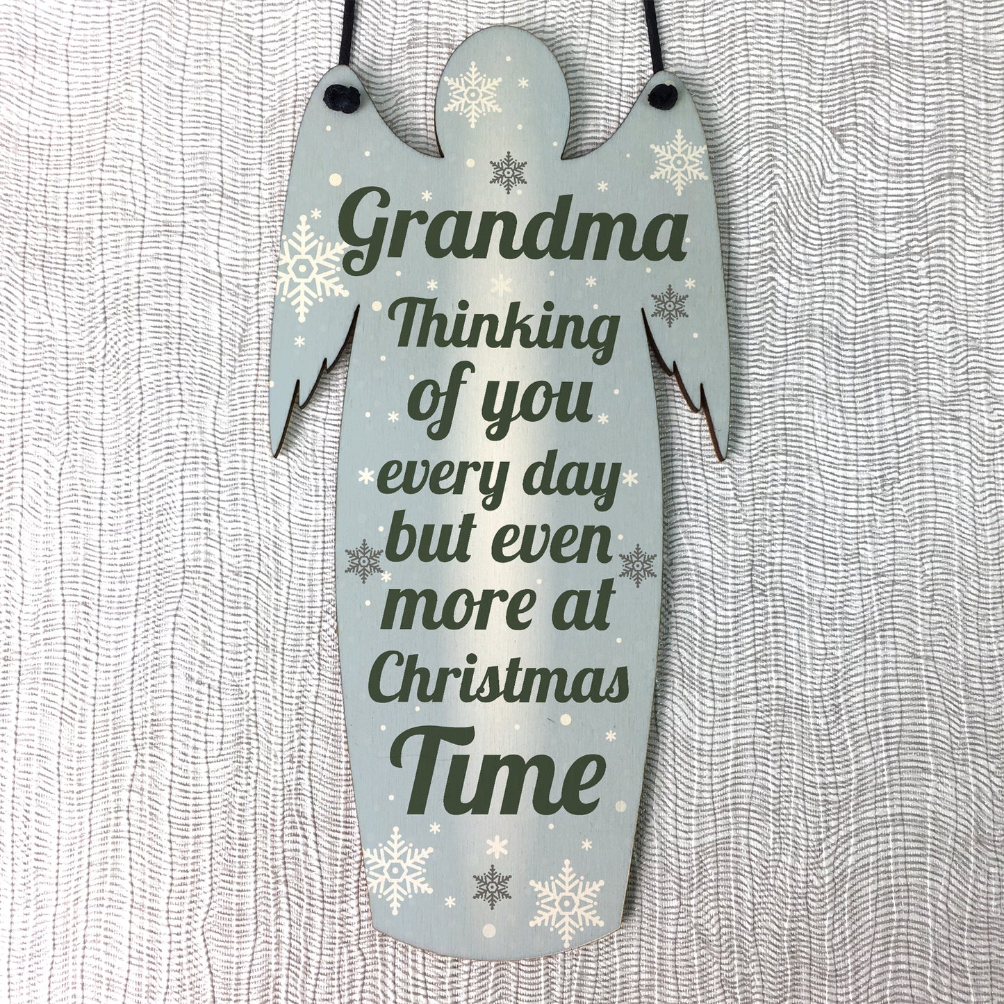 Grandma Memorial Wooden Angel In Memory Plaque Rememberance