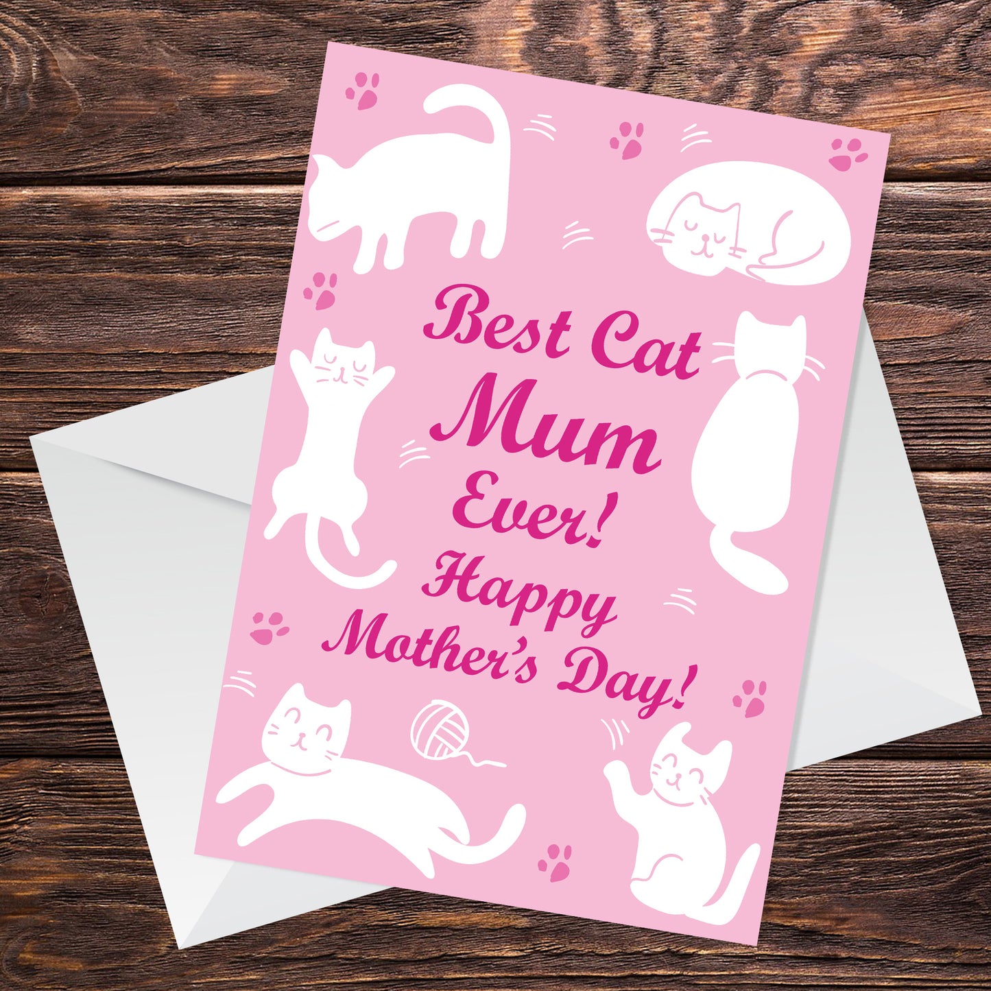 Mothers Day Card From The Cat Funny Joke Card From Pet Cat Lover