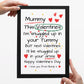 Mummy To Be Gifts For Valentines Day Gift From Bump Gift For Mum