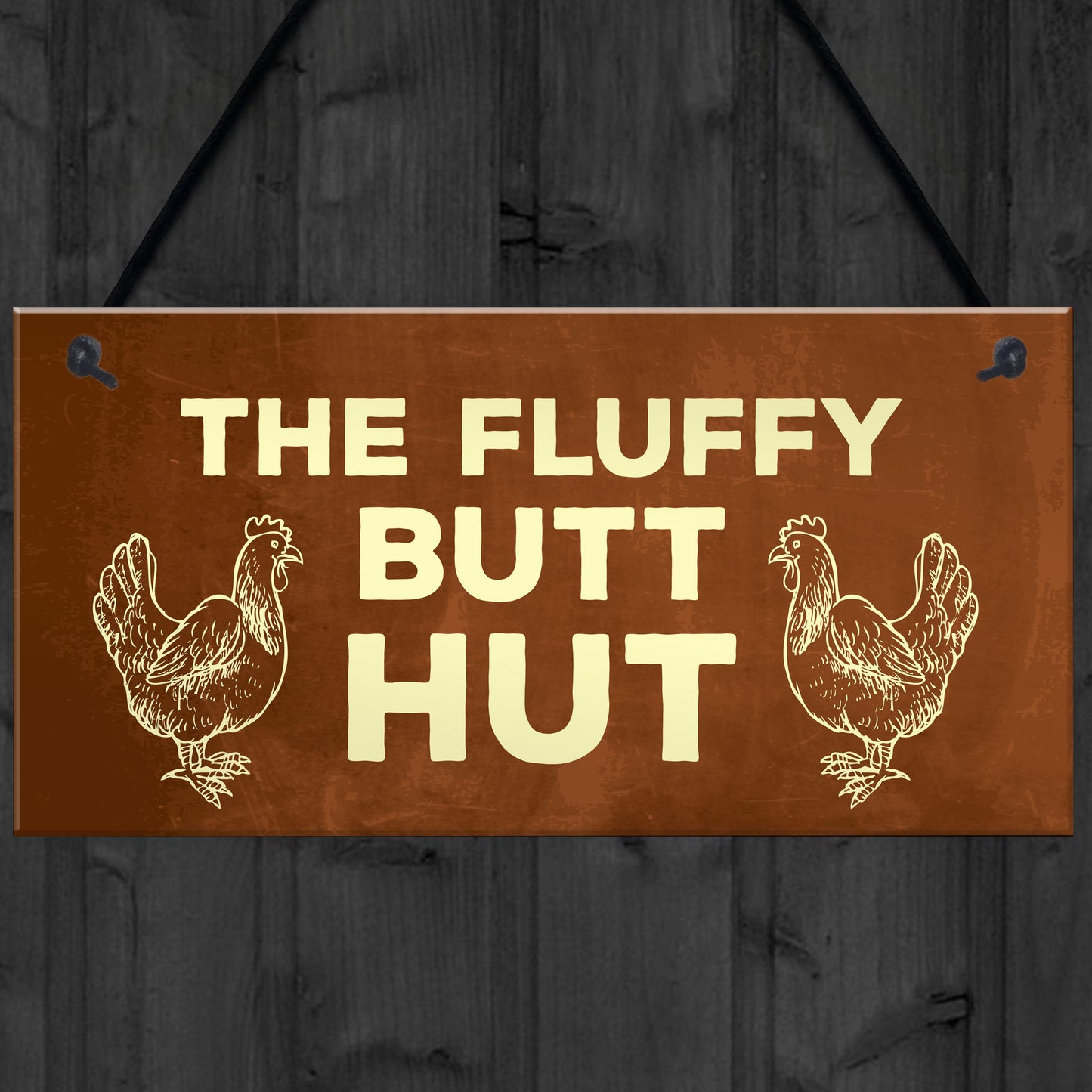 Funny Chicken Coop Novelty Hanging Plaques Animal Pet Gifts