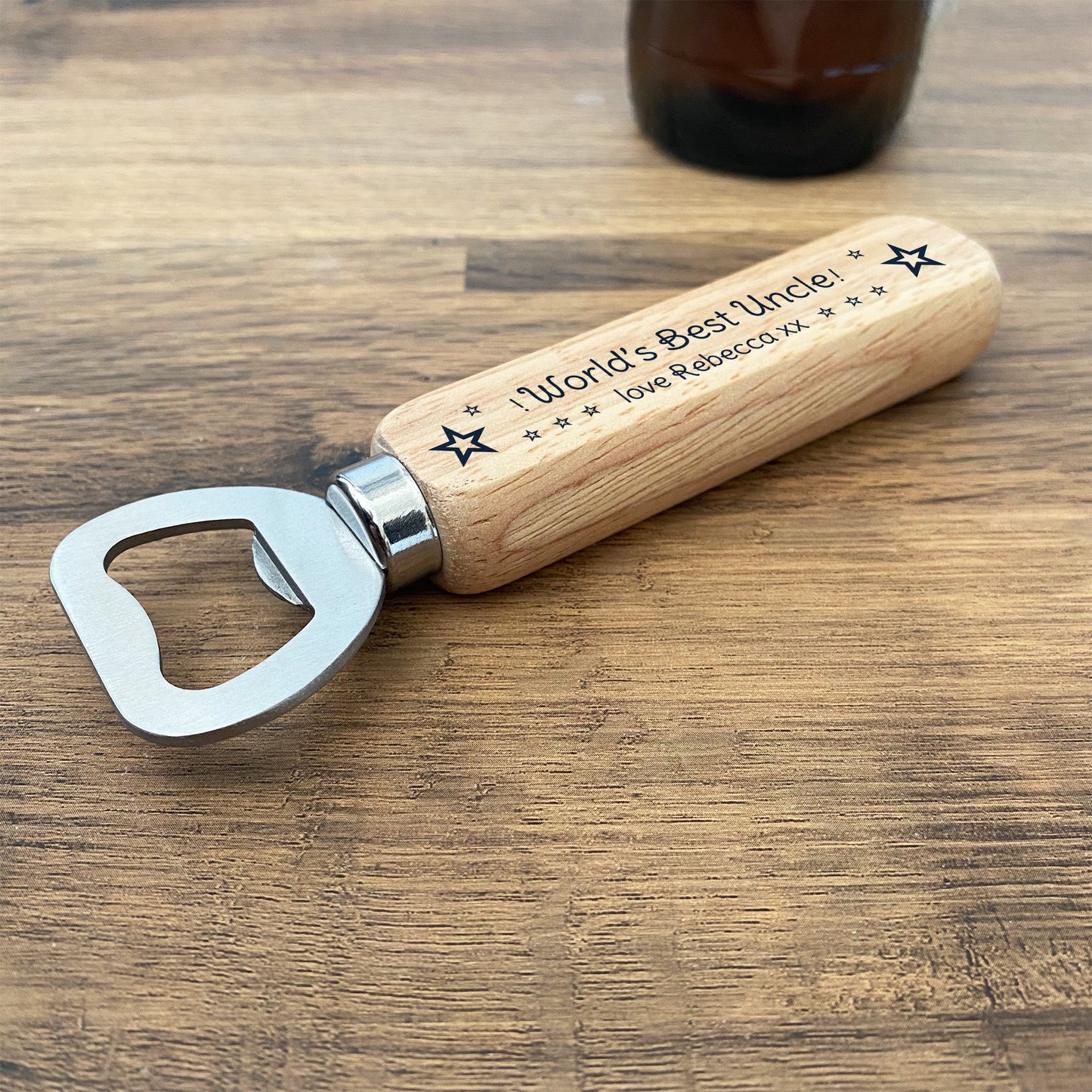 Best Uncle Gifts Wooden Bottle Opener Uncle Birthday Fathers Day