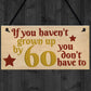 Haven't Grown Up By 60 Wooden Heart 60th Birthday Gifts Dad Mum