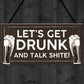 Funny Alcohol Sign Man Cave Home Bar Pub Hanging Plaque