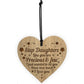 Step Daughter Gifts Engraved Heart Step Daughter Birthday Xmas