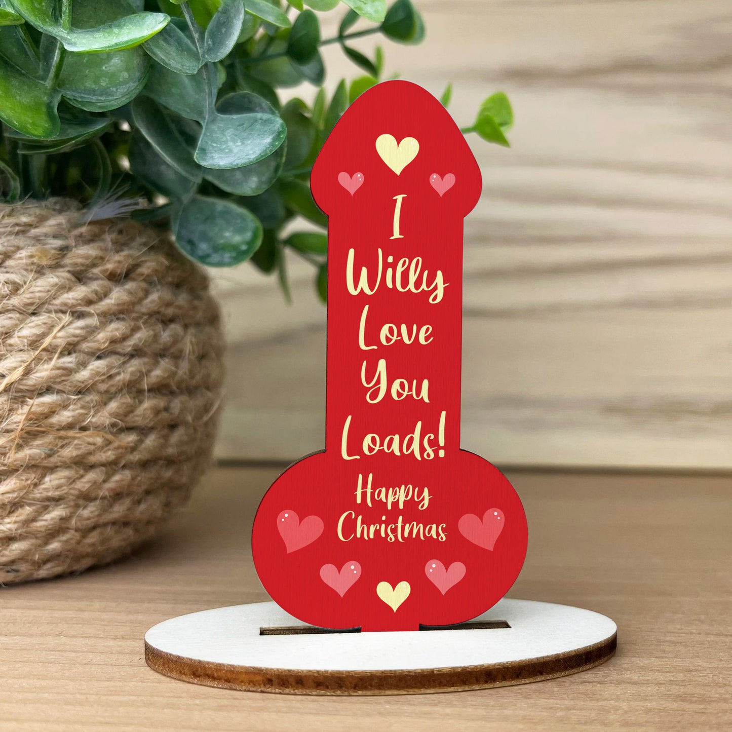 Girlfriend Boyfriend Christmas Gift Funny Plaque For Friend Him