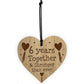 6th Anniversary Gift For Him Her Personalised Wedding Gifts