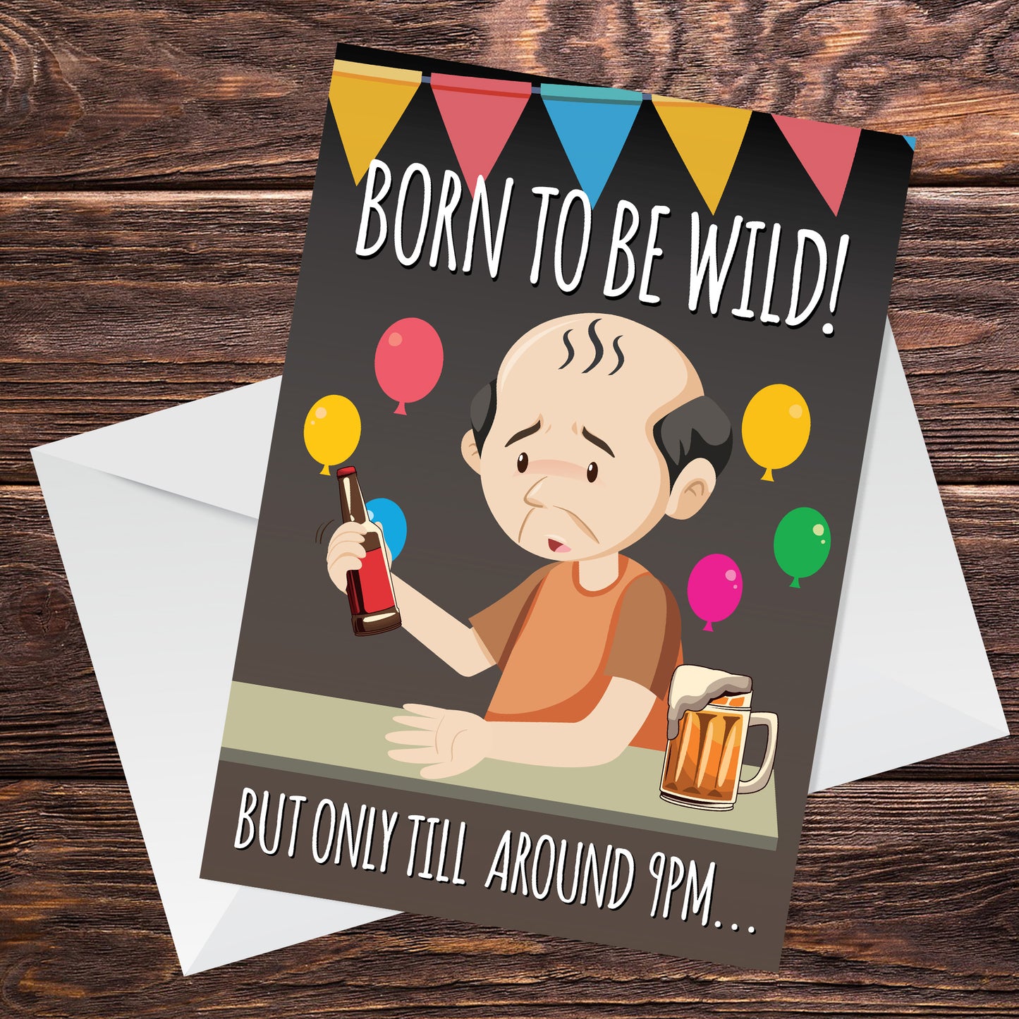 FUNNY Card For Him Her 40th 50th 60th Birthday Card For Men