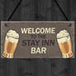 Funny Bar Signs Novelty Man Cave Plaques Quarantine Gifts