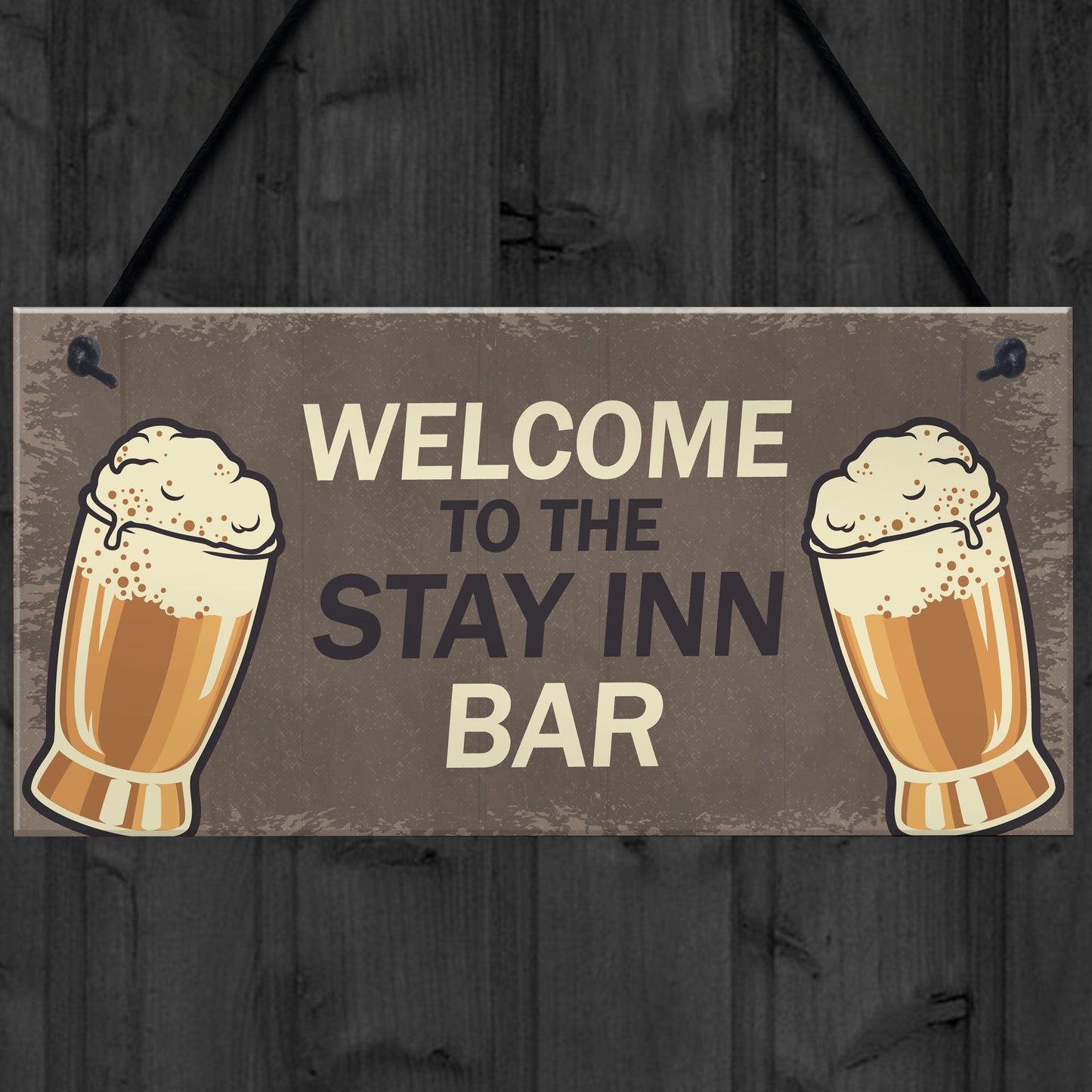 Funny Bar Signs Novelty Man Cave Plaques Quarantine Gifts