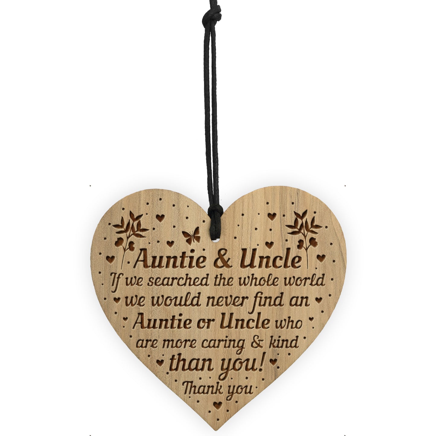 Auntie Gifts Uncle Gifts For Birthday Christmas Engraved Heart