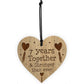 7th Anniversary Gift For Him Her Personalised Wedding Gift