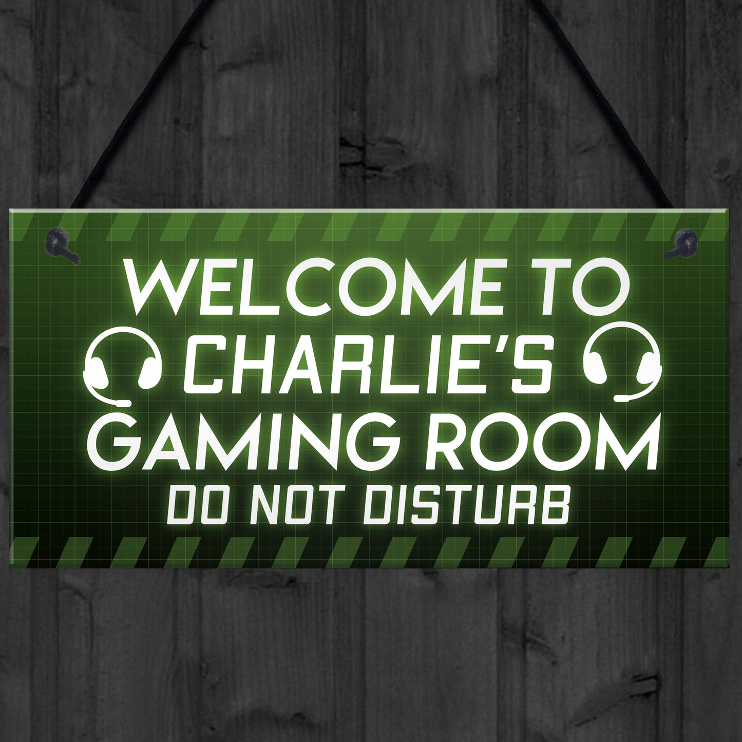 Gaming Gift Personalised Novelty Bedroom Sign Christmas Gift