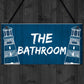 THE BATHROOM Sign Nautical Theme Toilet Loo Bathroom Sign